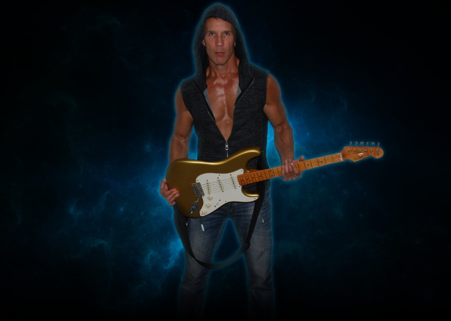 GeorgeWithGoldStrat